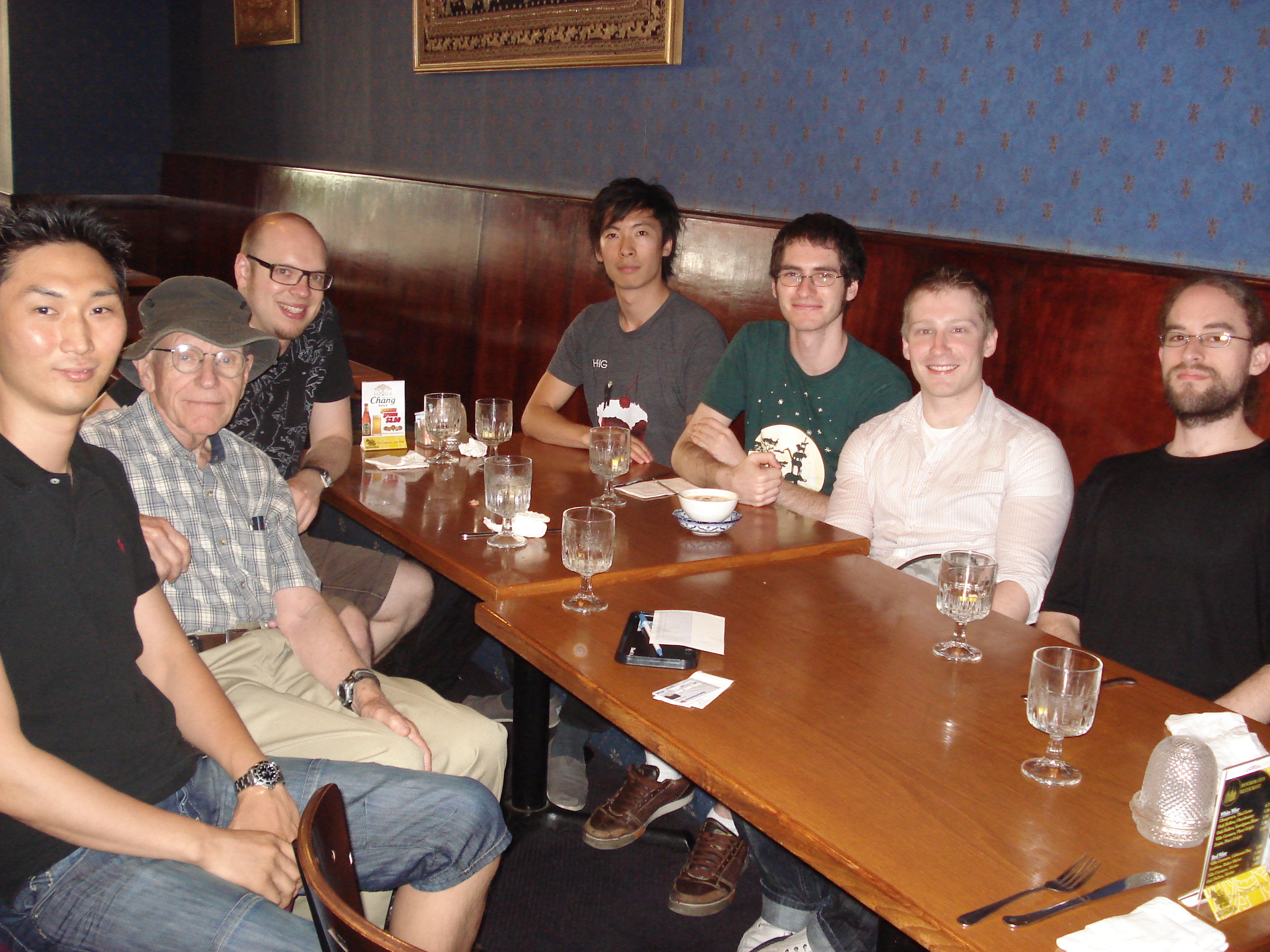 Max Mathews with Boulanger 491 students